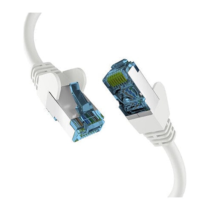 EFB RJ45 Patchkabel mit Cat7 Rohkabel 50.00m weiß