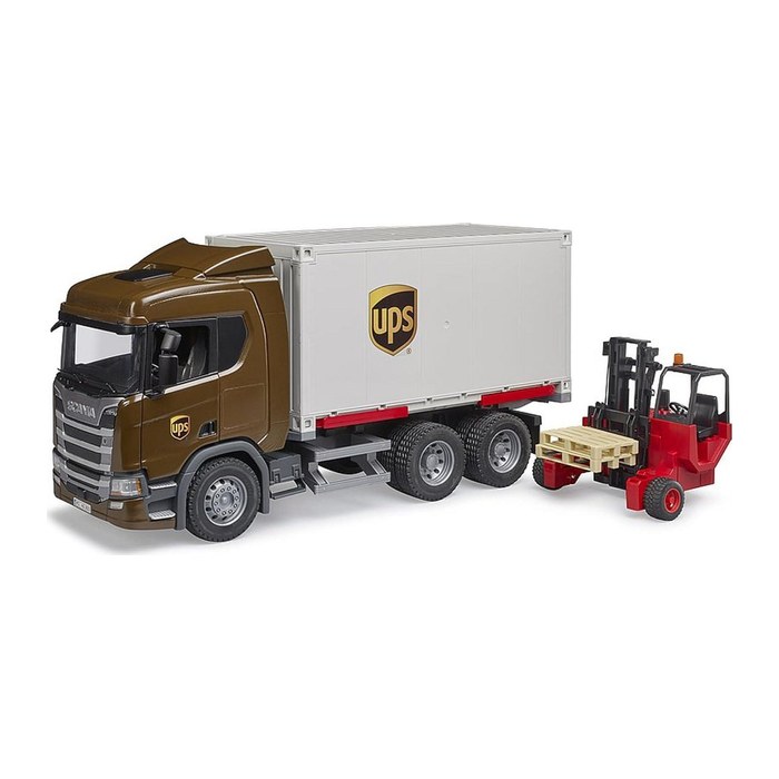 bruder Scania Super 560R Logistik-LKW UPS 03582 Spielzeugauto