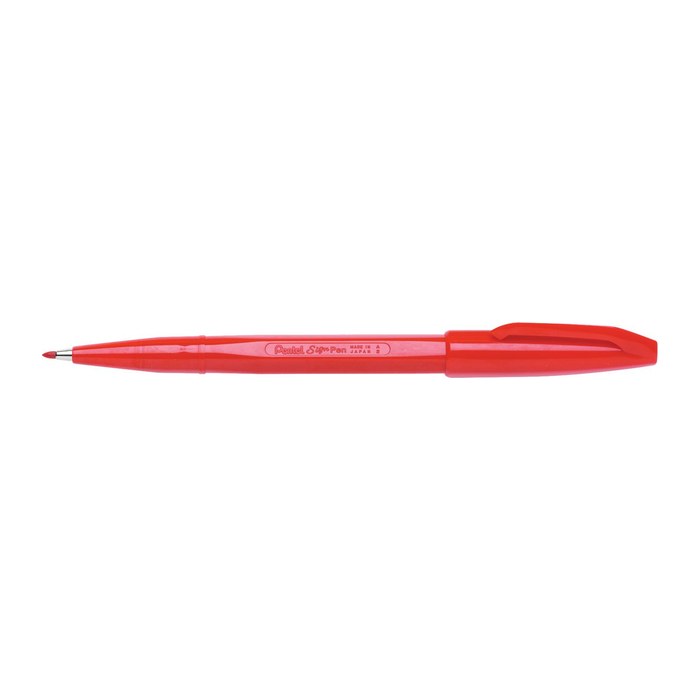Pentel Sign Pen Filzstift rot, 1 St.