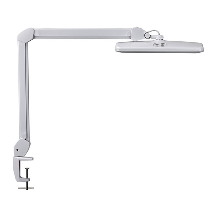 MAUL MAULintro LED Schreibtischlampe weiß 11 W mit Tischklemme