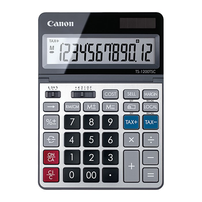 Canon TS-1200TSC Tischrechner silber/schwarz