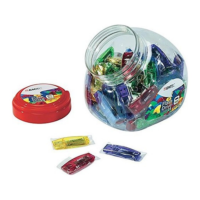 Emtec USB2.0 C410 8GB Candy Jar 80 pces