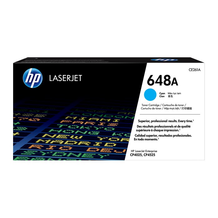 HP 648A (CE261A) cyan Tonerkartusche