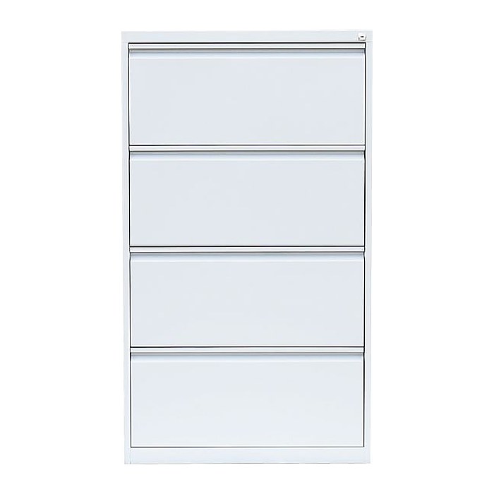 LÜLLMANN Hängeregistraturschrank signalweiß 4 Schubladen 76,0 x 62,0 x 132,0 cm, 1 St.
