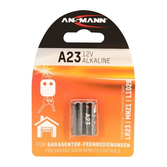 ANSMANN Batterien A23 Alkali-Mangan Fotobatterie 12,0 V, 2 St.