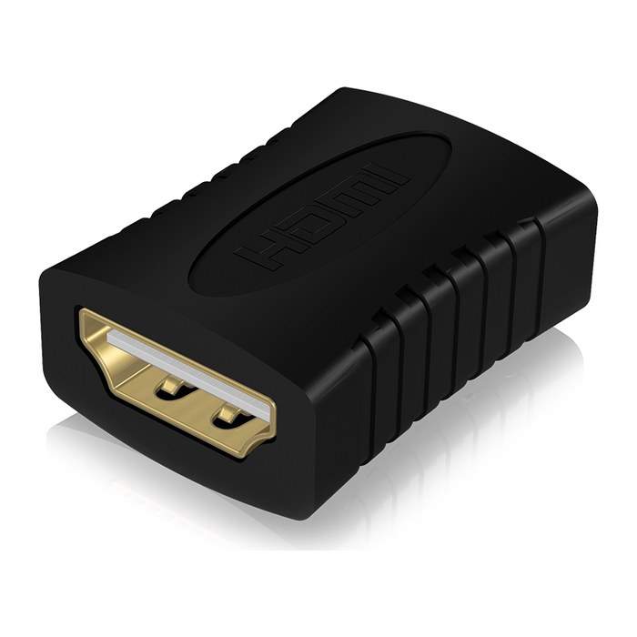 ICY BOX HDMI Kupplung Buchse auf Buchse IB-CB005 Schwarz