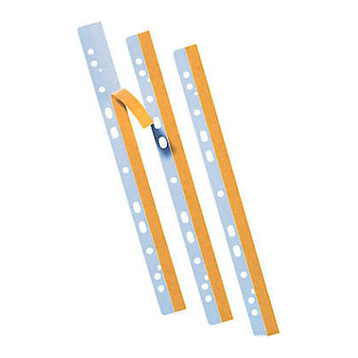 Probeco Heftstreifen, selbstklebend transparent Kunststoff, 50 St.