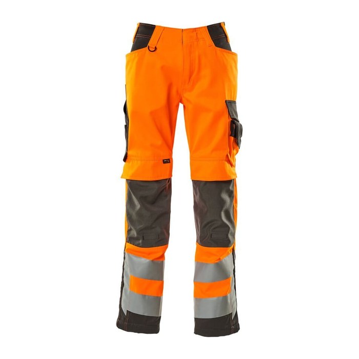 MASCOT® unisex Warnschutzhose Kendal  orange, dunkelanthrazit Größe 54