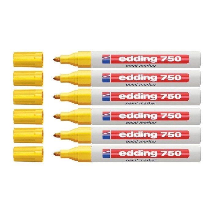 edding 750 Glanz Lackmarker gelb 2,0 - 4,0 mm, 1 St.