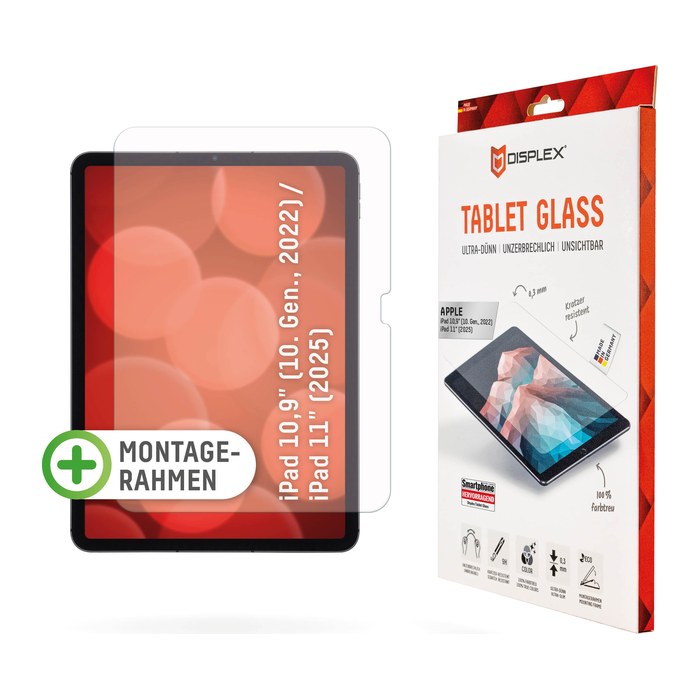 DISPLEX® Tablet Glass Display-Schutzglas für Apple iPad 10,9" (2022), iPad 11,0" (2025)