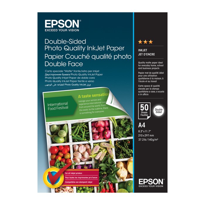 EPSON Fotopapier C13S400059 DIN A4 matt 140 g/qm 50 Blatt