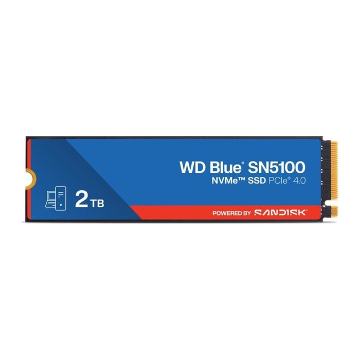 SSD WD Blue M.2 2280 2TB NVMe SN5100 intern