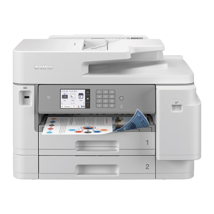 brother MFC-J5955DW 4 in 1 Farb-Tintenstrahl-Multifunktionsdrucker grau