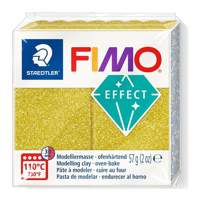 FIMO Mod.masse Effect 57g gold glitter retail