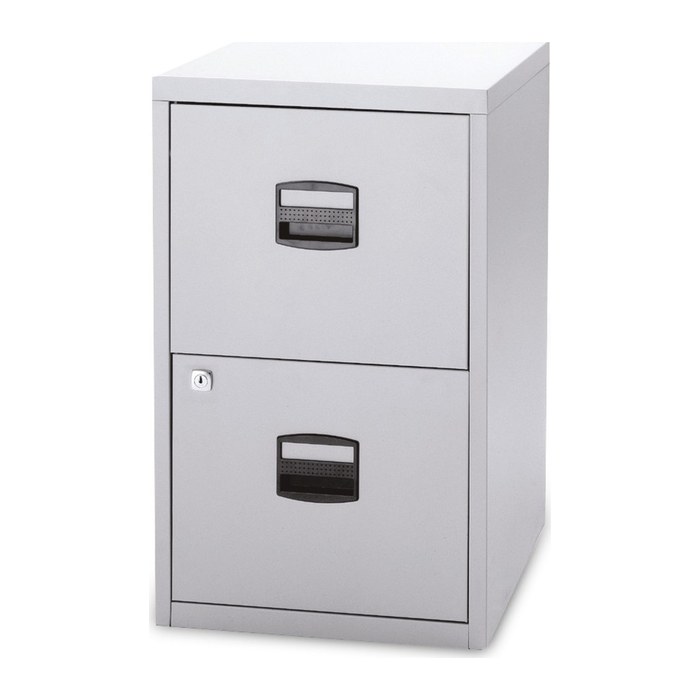 BISLEY Home PFA 2 Hängeregistraturschrank schwarz 2 Schubladen 41,3 x 40,0 x 67,2 cm, 1 St.
