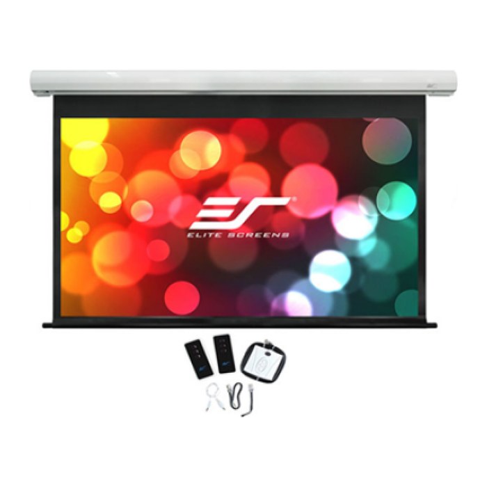Elite Screens Motor 16:9 221*124cm Saker weiß