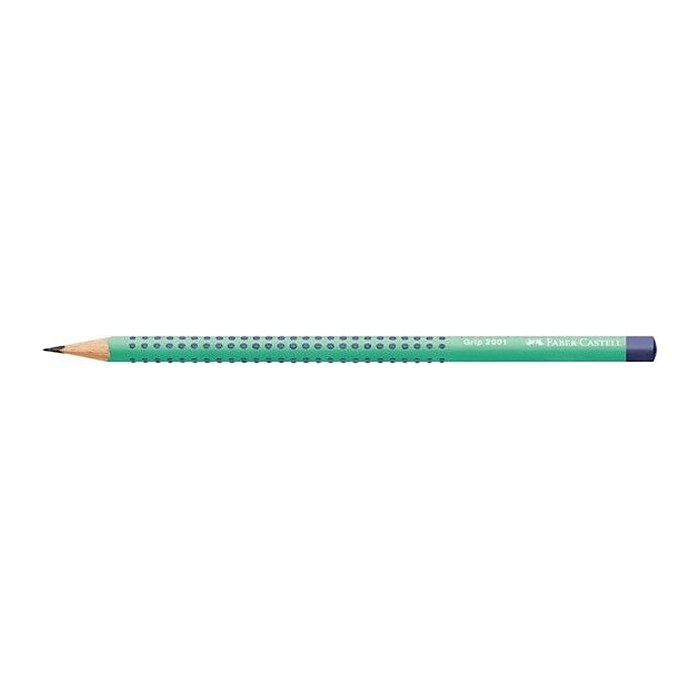 FABER-CASTELL Grip 2001 Bleistift B buzzing blue, 1 St.