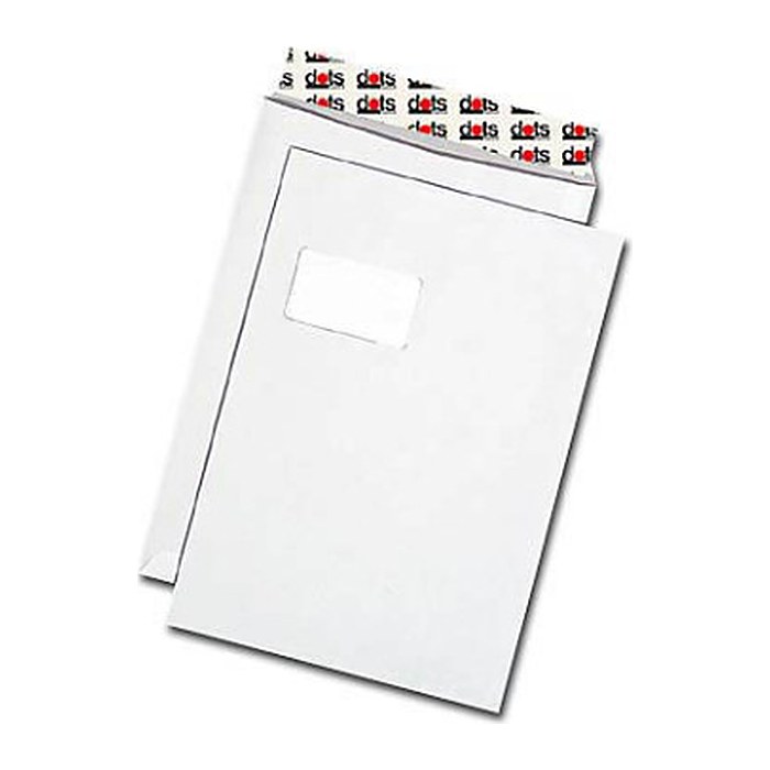 dots Versandtaschen Enduro DIN C4 mit Fenster weiß 100 St.