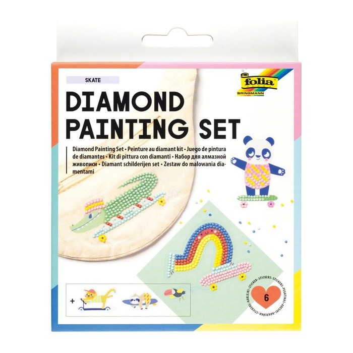 folia Diamond Painting Skate mehrfarbig