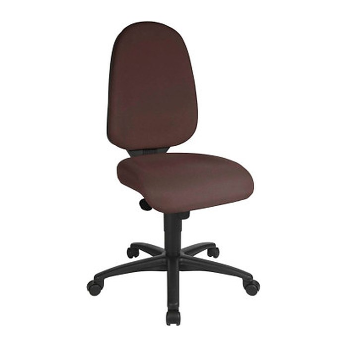 Topstar Bürostuhl Syncro Pro 5, S500 G08 Stoff braun, Gestell schwarz