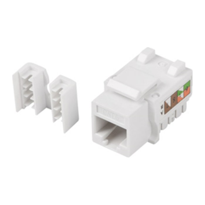 LANBERG Keystone Modul RJ45->LSA CAT.6 UTP 90° zur Montagedo