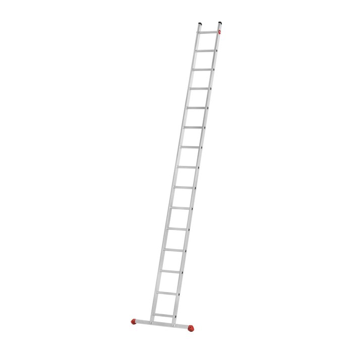 Hailo Anlegeleiter S60 ProfiStep uno silber 15 Sprossen, H: 423,0 cm