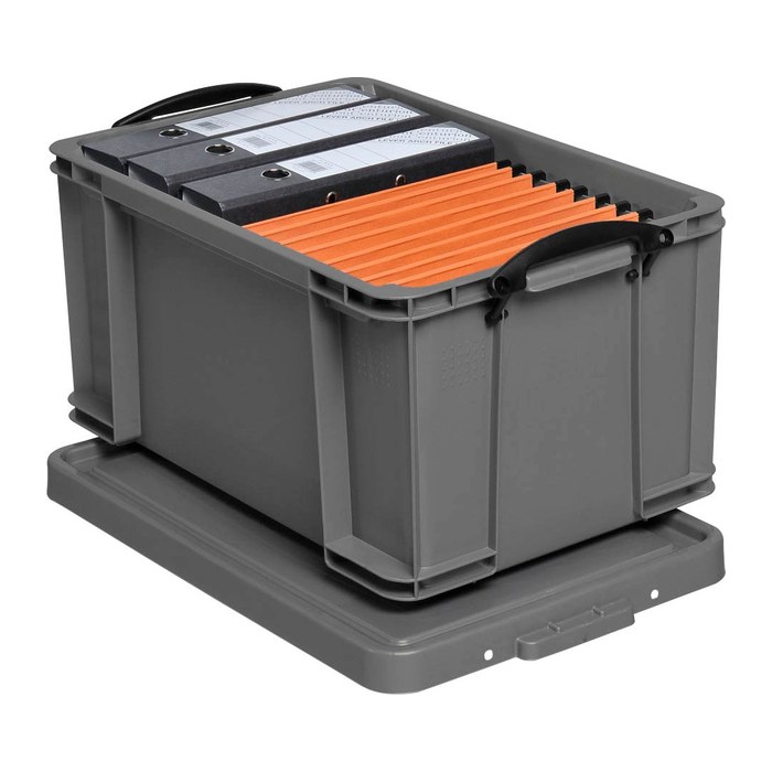Really Useful Box Aufbewahrungsbox 48,0 l silber 60,0 x 40,0 x 31,5 cm, 1 St.