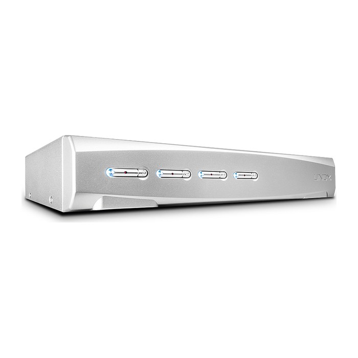 LINDY KVM Switch Pro 4 Port DisplayPort 1.2