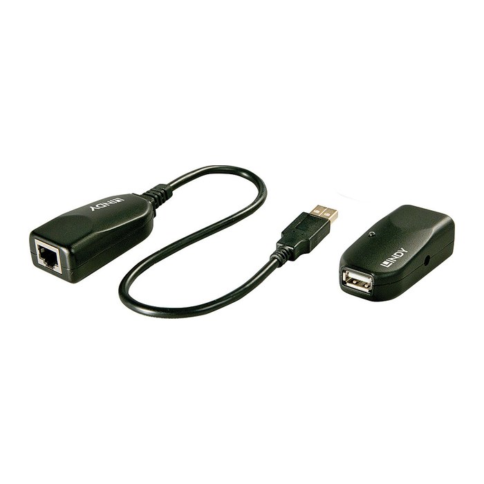 LINDY Extender USB 2.0 Cat5 Classic 1 Port 50m