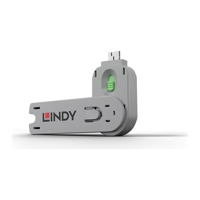 LINDY Schlüssel für USB Typ A Port Schloss grün