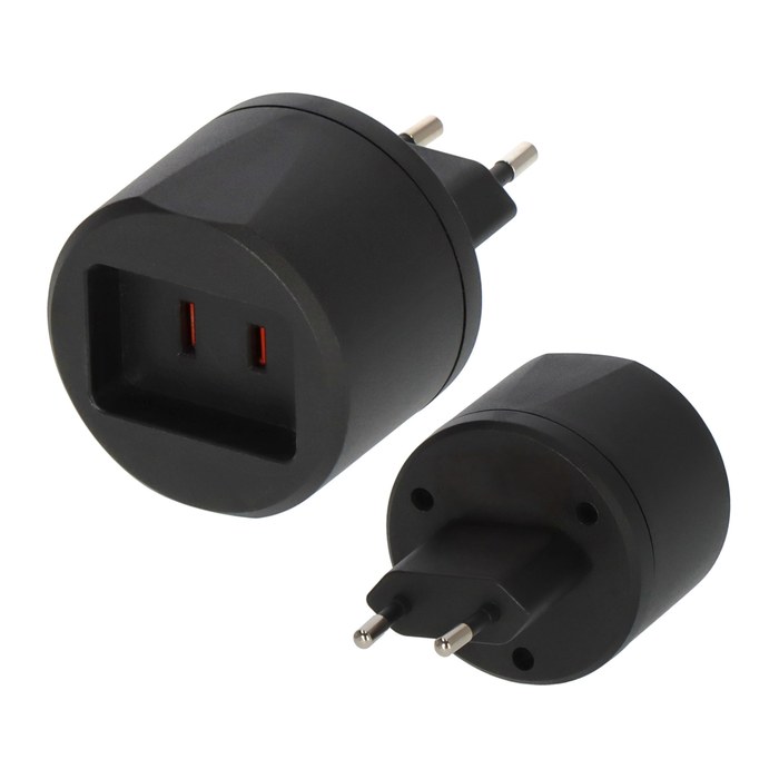 Brennenstuhl Adapter Travel Stecksystem US/Aufsatz DE 2,5A