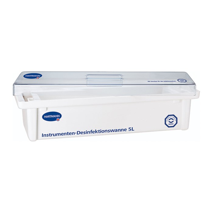 HARTMANN Desinfektionswanne 5,0 l weiß, transparent 20,0 x 55,0 x 12,0 cm, 1 St.