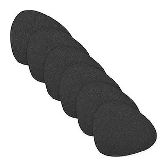 Zeller Untersetzer schwarz 12,0 x 10,0 cm, 6 St.