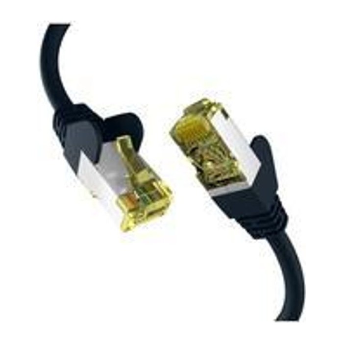EFB RJ45 Patchkabel S/FTP Cat.6a PIMF 15.00m schwarz