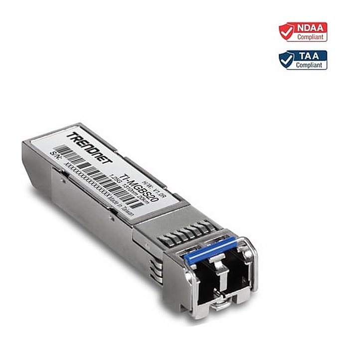 TRENDnet Industrial Mini-GBIC SingleMode 1000BASE-LX LC 20km