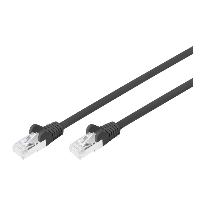 DIGITUS CAT6 RJ45 S/FTP Patchkabel 5,0m schwarz LSZH