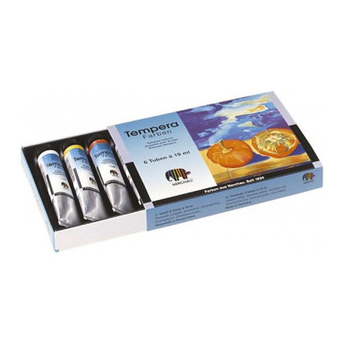 LUKAS LUKAS Temperafarben farbsortiert 6x 19,0 ml