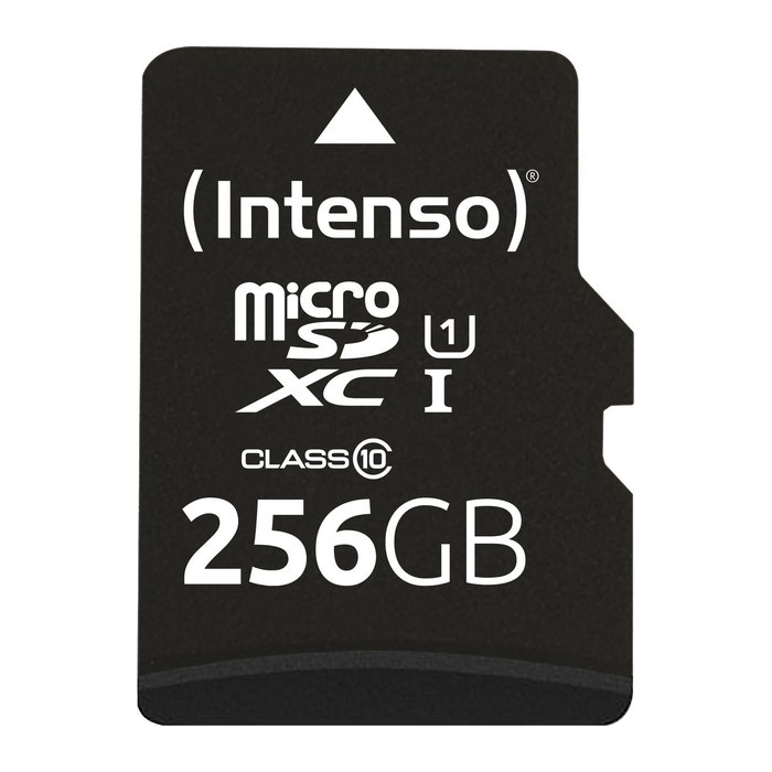 Intenso SD MicroSDXC Card 256GB UHS-I inkl. SD- Adapter retail