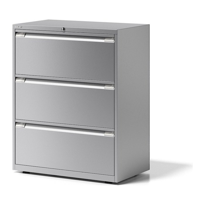 BISLEY Essentials Hängeregistraturschrank anthrazit 3 Schubladen 80,0 x 47,0 x 100,0 cm, 1 St.