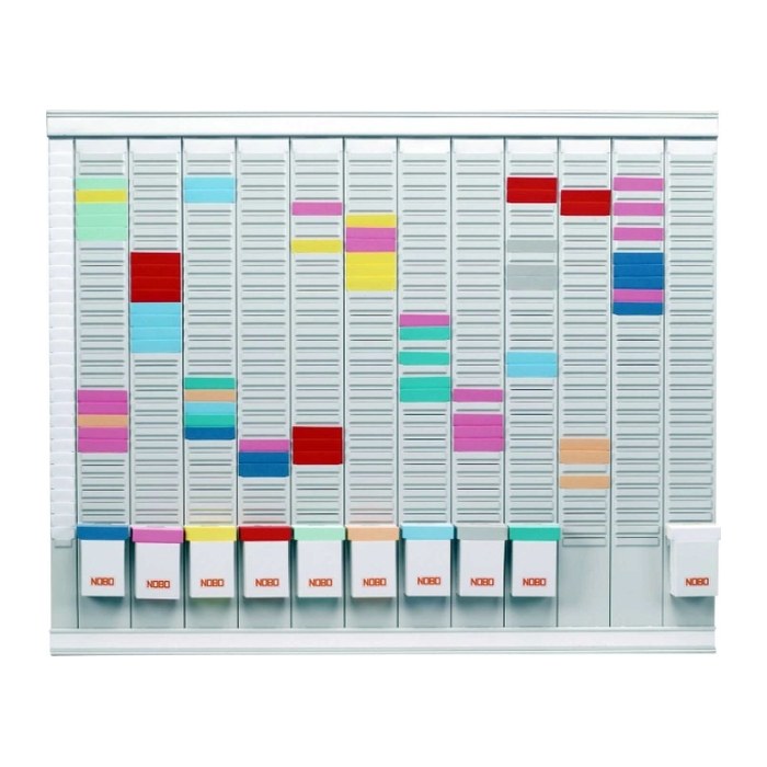nobo Stecktafel 80,0 x 66,0 cm 12 Spalten