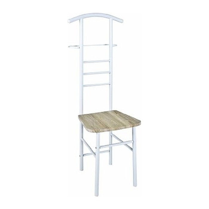HAKU Möbel Herrendiener 80088 weiß Metall 46,0 x 119,0 cm, 1 St.