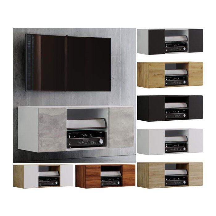 VCM my media TV-Rack Jusa 115 schwarz