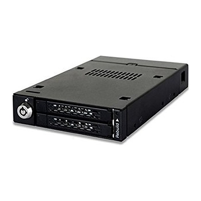 Backplane IcyDock 2x6,3cm SATAI-III in 1x3,5" RAID-Controlle