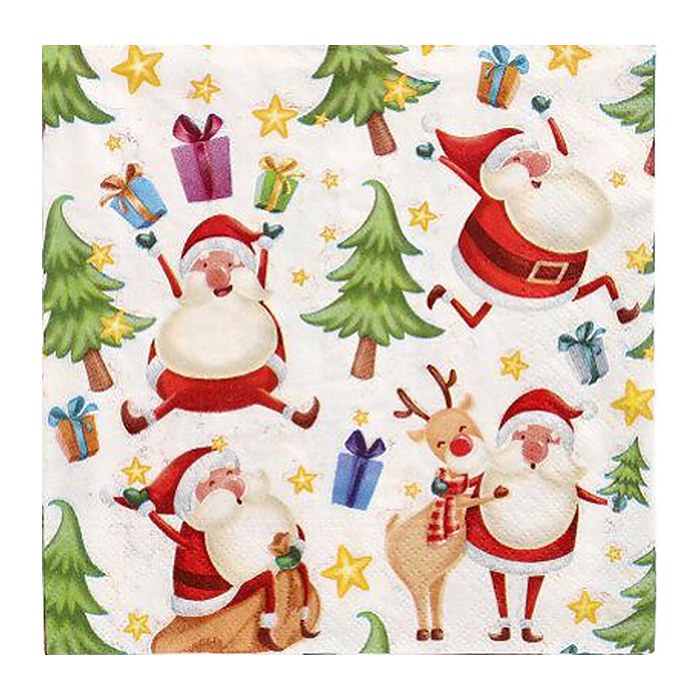 PAPSTAR Servietten Happy Santa 20 St.