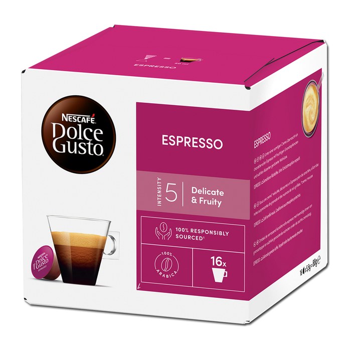 NESCAFÉ DOLCE GUSTO® ESPRESSO Kaffeekapseln, Arabicabohnen 16 St.