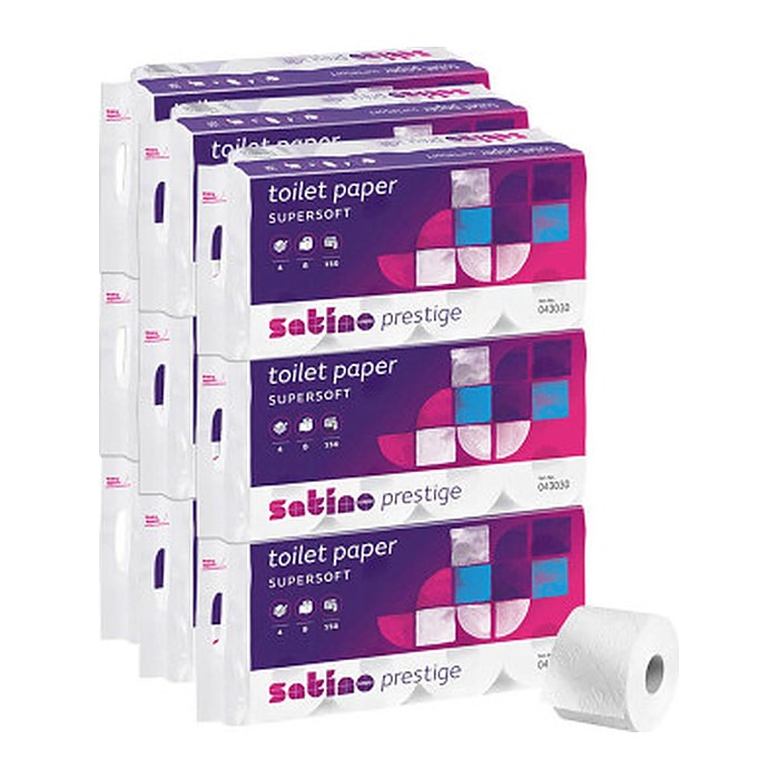 Satino Toilettenpapier HiLine SuperSoft 4-lagig, 72 Rollen