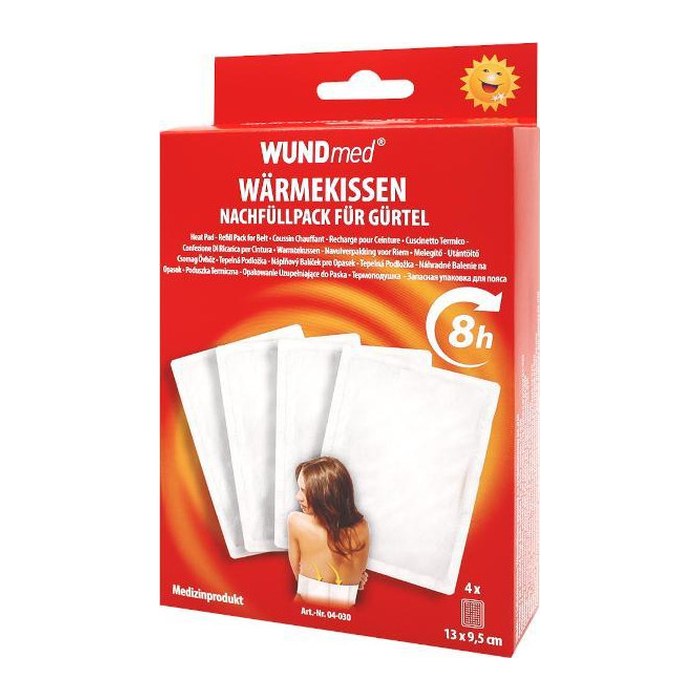 WUNDmed® Wärmepflaster Nachfüllpack Wärmegürtel 04-031 weiß, 4 St.