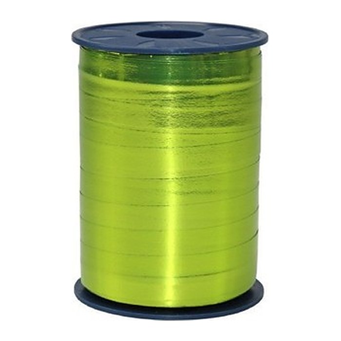 PRÄSENT Geschenkband MEXICO einseitig hochglanzbeschichtet/Rückseite matt apfelgrün 10,0 mm x 250,0 m
