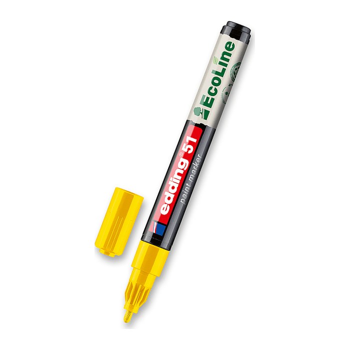 edding  51 EcoLine Lackmarker gelb 1,0 - 2,0 mm, 1 St.