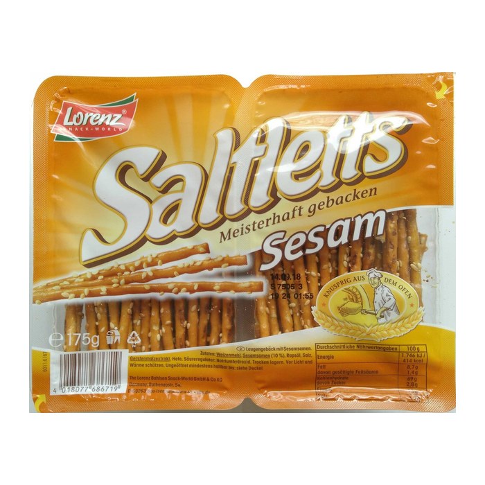 Saltletts Sesam Salzstangen 175,0 g, 2 St.